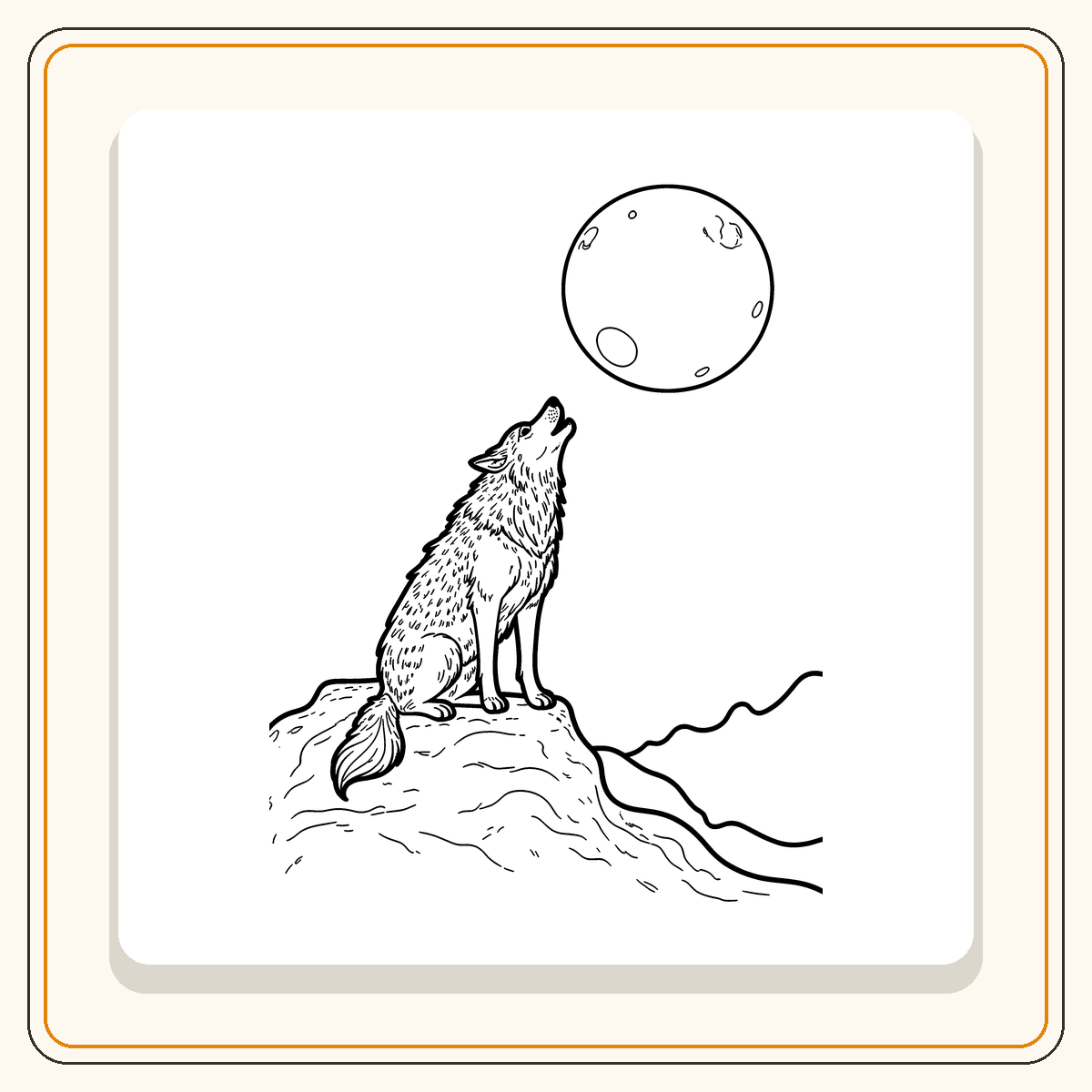 74 coloriages faciles d'animaux de la forêt – Image 9
