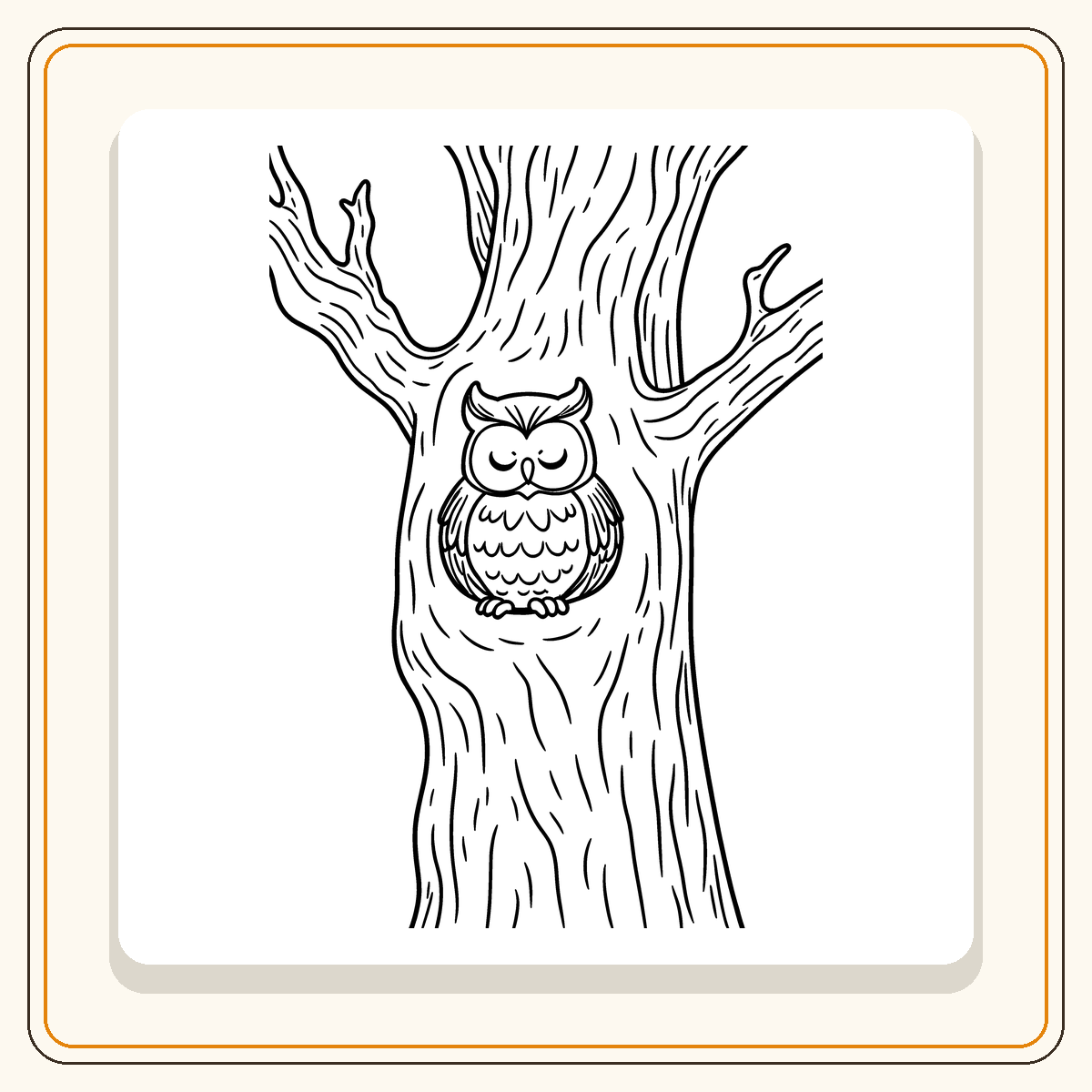 74 coloriages faciles d'animaux de la forêt – Image 10