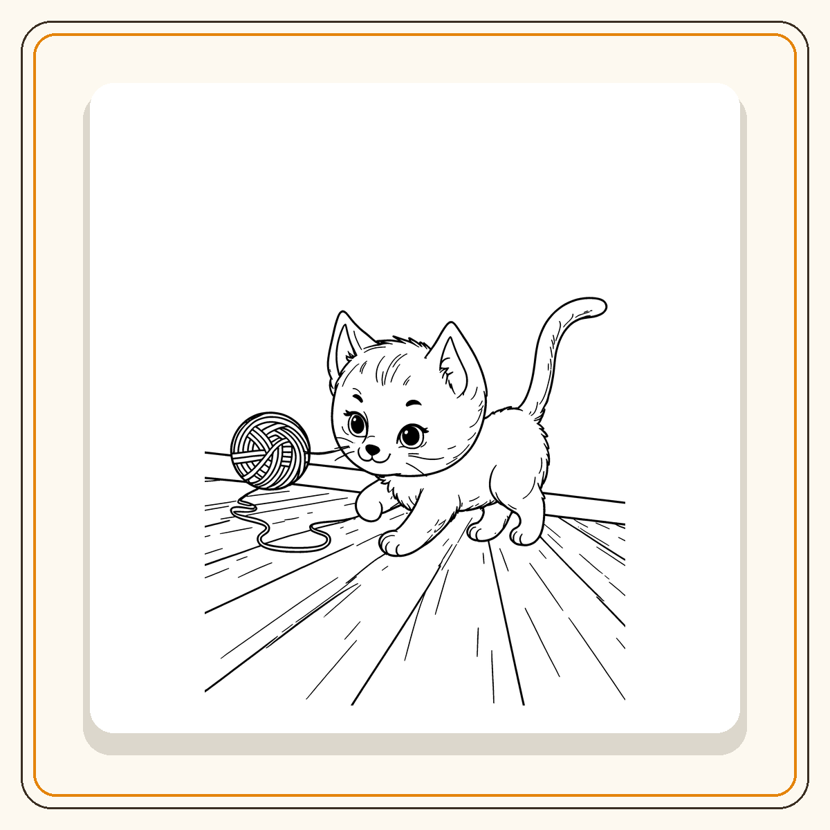 60 coloriages faciles de chatons mignons – Image 6