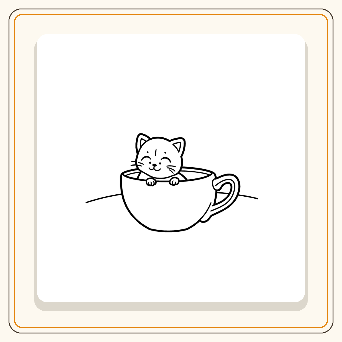60 coloriages faciles de chatons mignons – Image 7