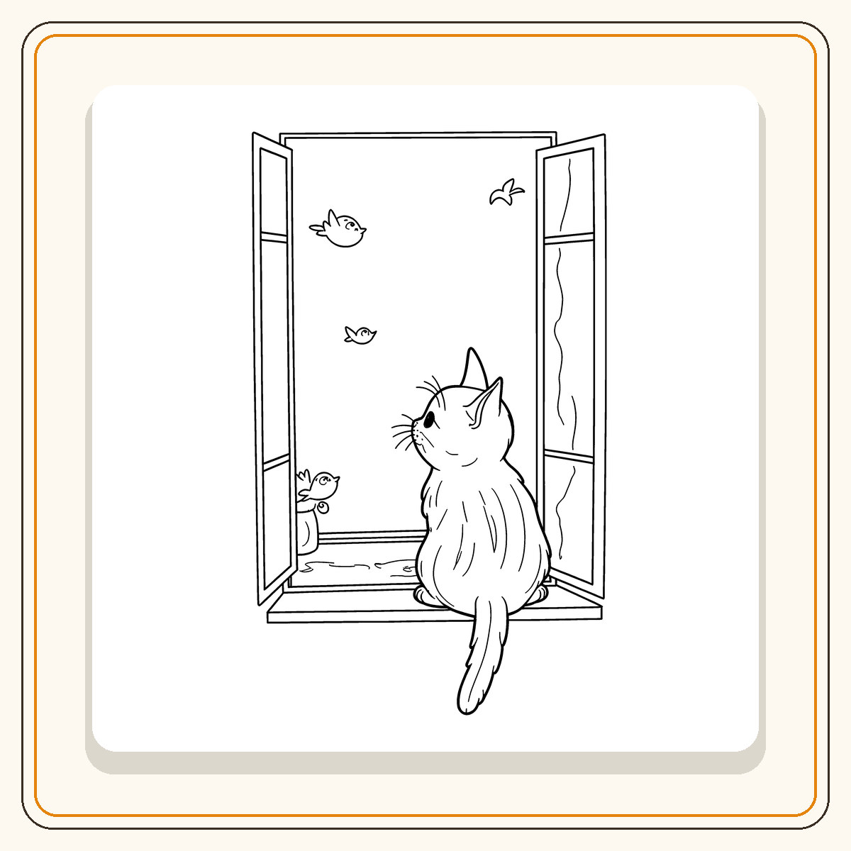 60 coloriages faciles de chatons mignons – Image 9