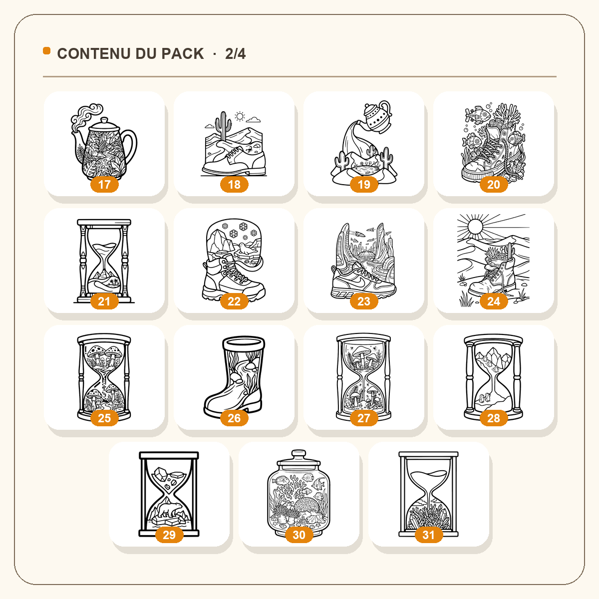 60 coloriages de mondes miniatures – Image 3