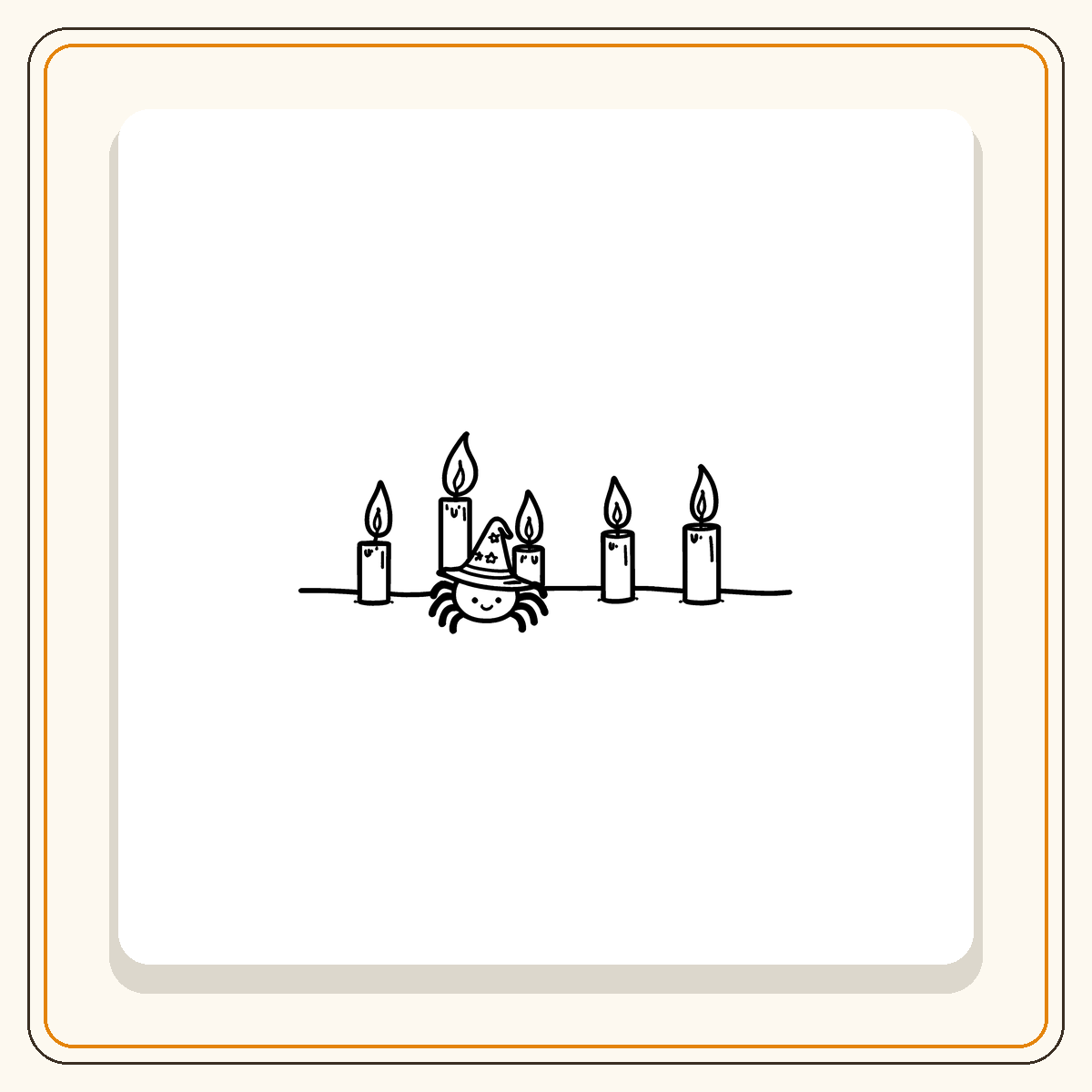 113 coloriages d'Halloween — Arachnette, l'araignée sorcière – Image 11