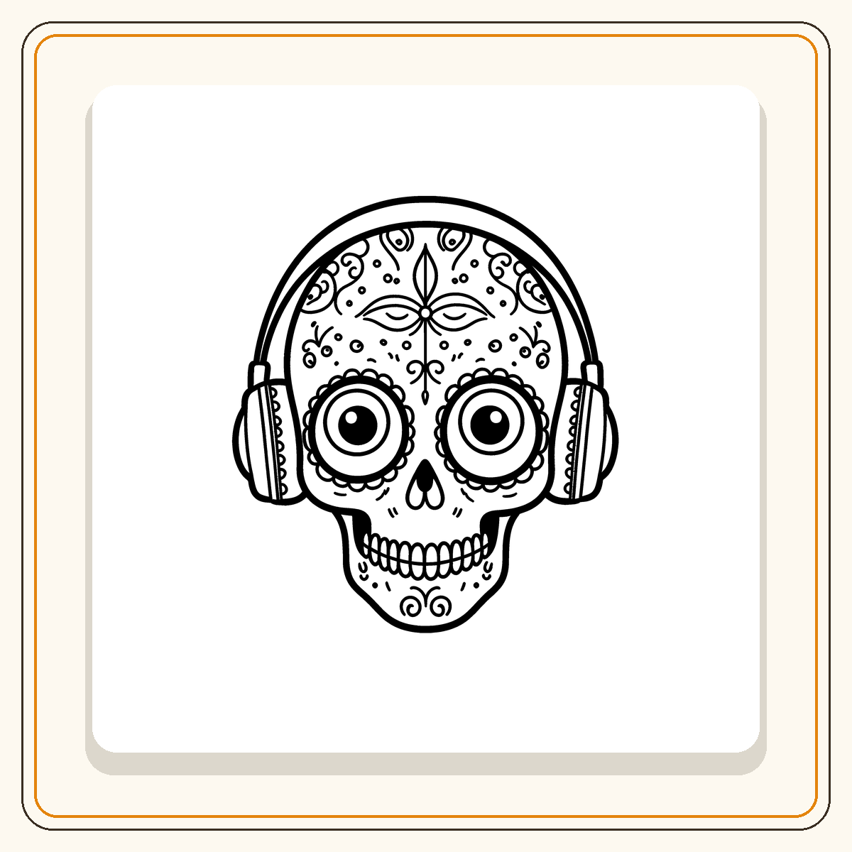 59 coloriages de crânes en fête (calaveras) — Jour des Morts – Image 9