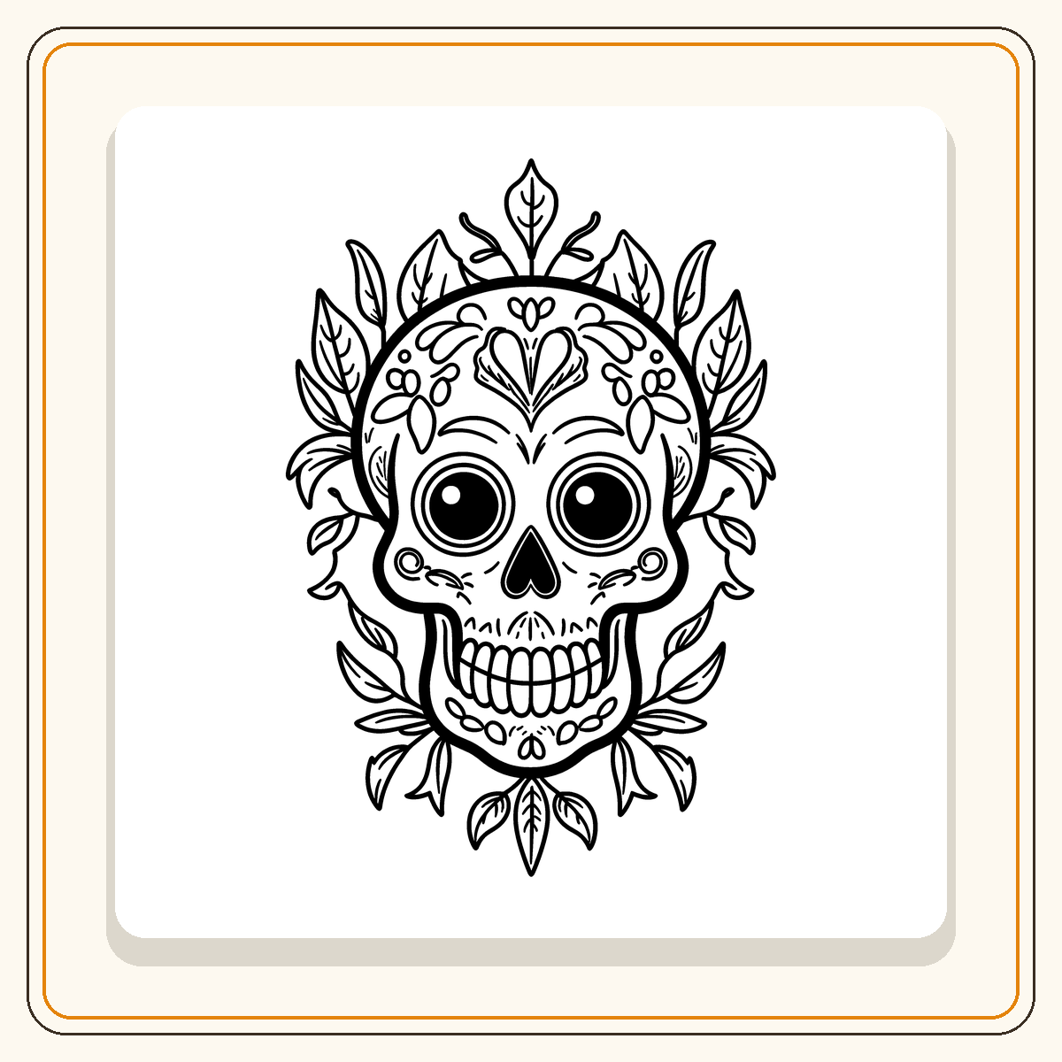 59 coloriages de crânes en fête (calaveras) — Jour des Morts – Image 10